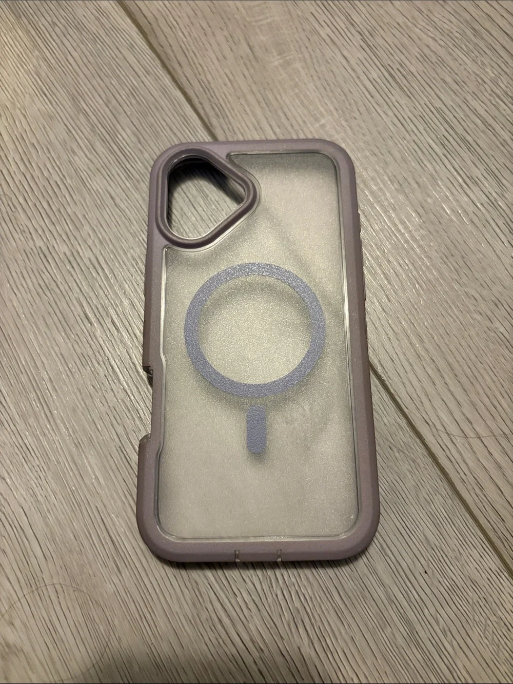 Protective Lavender Phone Case with MagSafe Compatibility